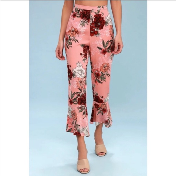 BB Dakota Isabelle Ruffle Hem Pants- NWT - Picture 2 of 11